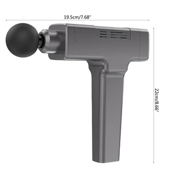 

Portable 20 Speed Handheld Percussion Deep Muscle Massager Body Relaxation M89F
