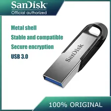 Флеш-накопитель sandisk USB 8 ГБ 16 ГБ 32 ГБ 64 Гб 128 ГБ CZ50 mini Cle USB 2,0 Флешка диск для хранения данных Флешка memoria usb cz73 USB 3,0