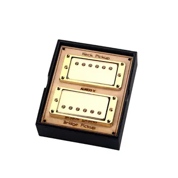 

Guitar Five-core Gold Pickup with Bottom White Copper Cover Guitar Pickup Musical Instrument Accessories