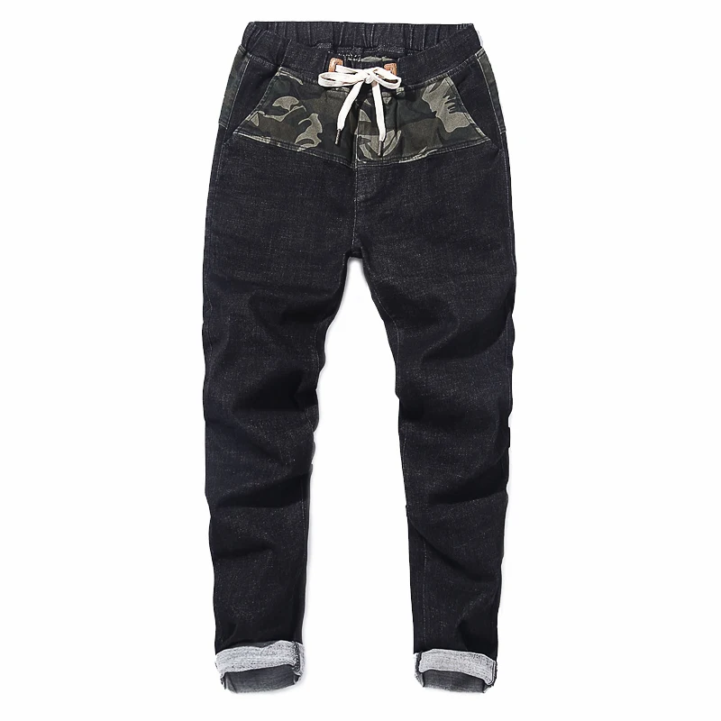 Большие размеры 7XL свободные мужские джинсы в стиле хип-хоп с несколькими карманами уличная мужская одежда больших размеров армейские рабочие джинсы осенние военные мешковатые джинсы