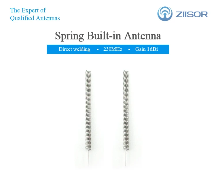 Внутренняя винтовая антенна 230 МГц Встроенная пружинная антенна Всенаправленный беспроводной модуль дистанционного управления Lora Zigbee