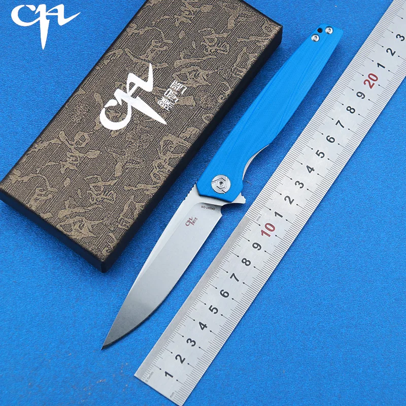 

CH3007G10 Flipper folding knife D2 steel blade G10 handle outdoor tactical equipment camping hunting mountaineering tools
