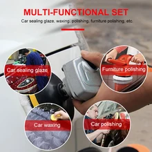 Набор прочных " буферных подушечек комплект+ адаптер для дрели для полировки автомобиля набор для автомобильного обслуживания автомобильные средства для ухода авточистка