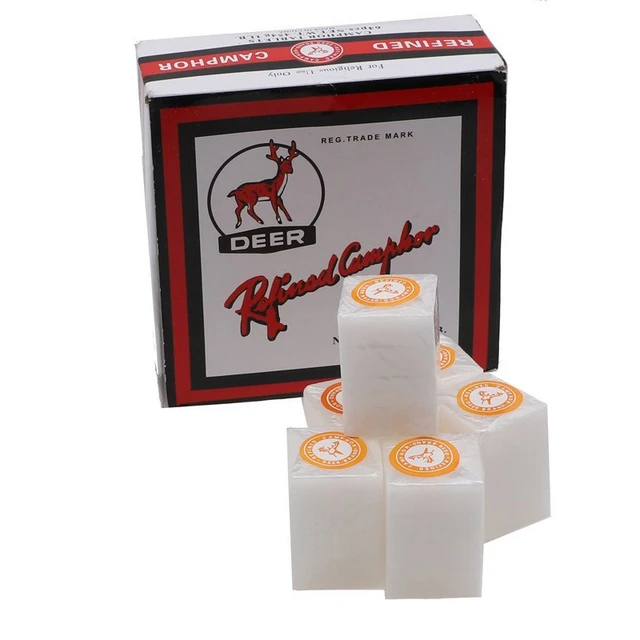1 Box 454G Font Szarvasmárka Finomított Kámfortabletták/Blokkok Moth Ezüsthal Kerül