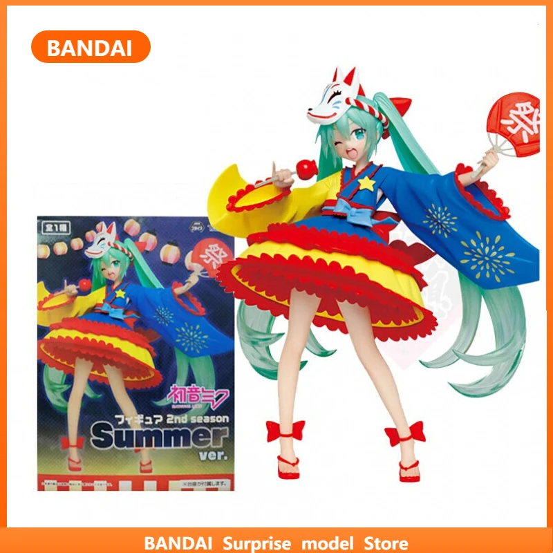 Кукла из ПВХ BANDAI Hatsune Mku Swmsut лето для детей | Игрушки и хобби