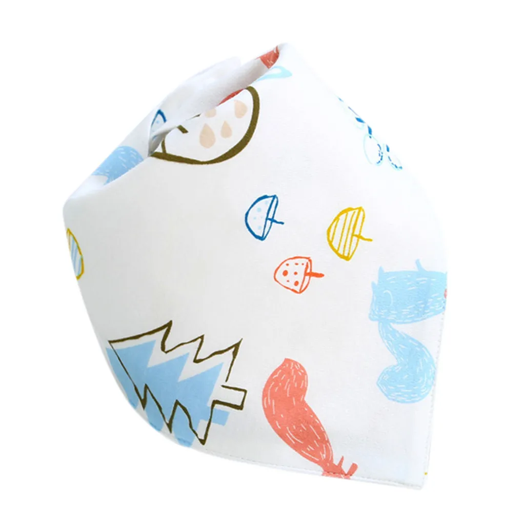 New baby bib cartoon kids bib Baby saliva towel bib child bib newborn  triangle scarf headband bib newborn slabber absorbent