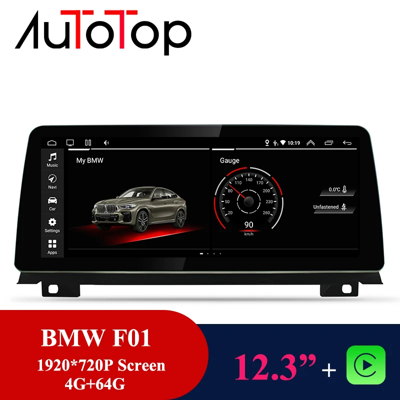 Автомагнитола AUTOTOP для BMW 12 3 дюйма Android GPS-навигация стерео серий 7 F01 F02 2009-2015 NBT CIC BT