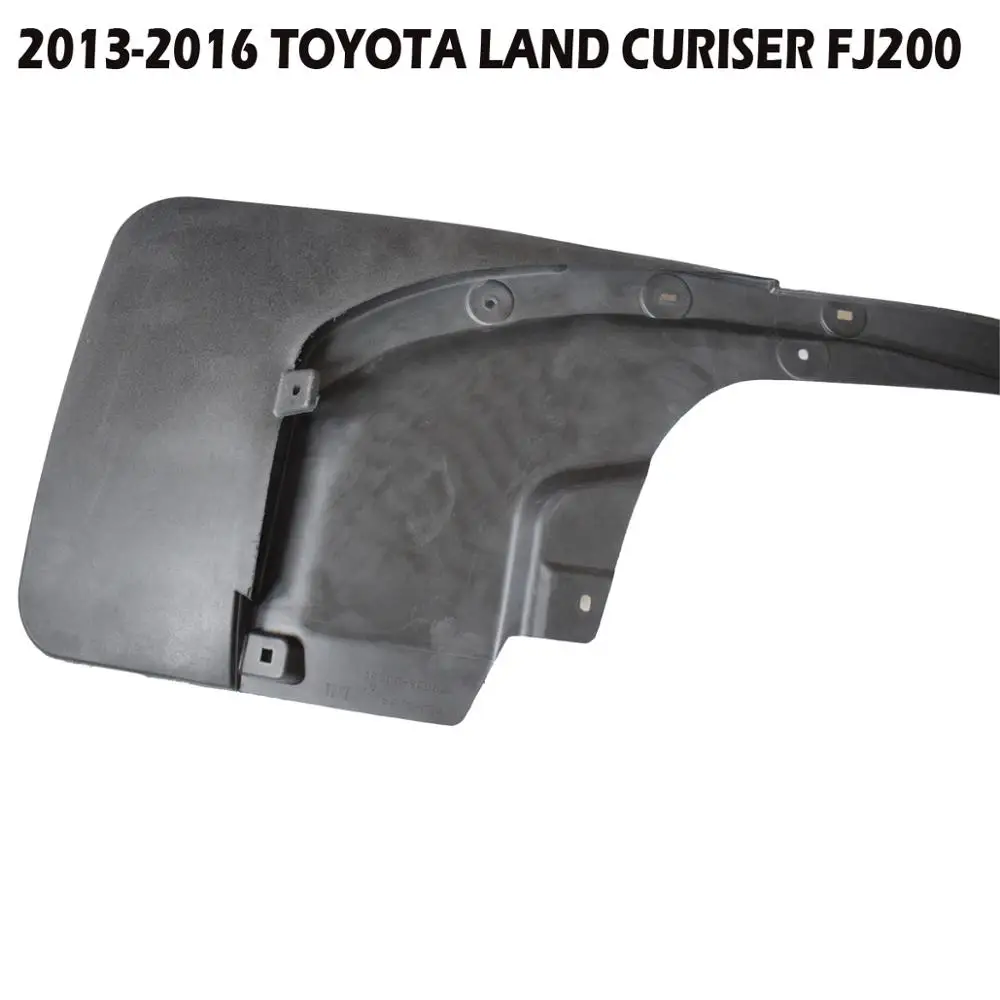 4 шт. Авто Передние и задние сверхмощные литые Брызговики для Toyota Land Cruiser FJ200 13-16 YC101026