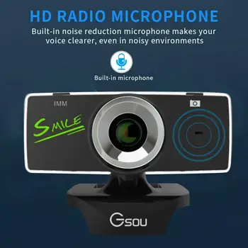 

USB2.0 HD Video Recording Webcam Camera With Mic For Computer PC Laptop Desktop