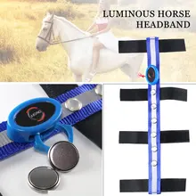 Конский поводок, конный поводок, светодиодный, для улицы, полиэстер, синий, спортивный тур, портативный конский конь, ремешки на голову, практичный