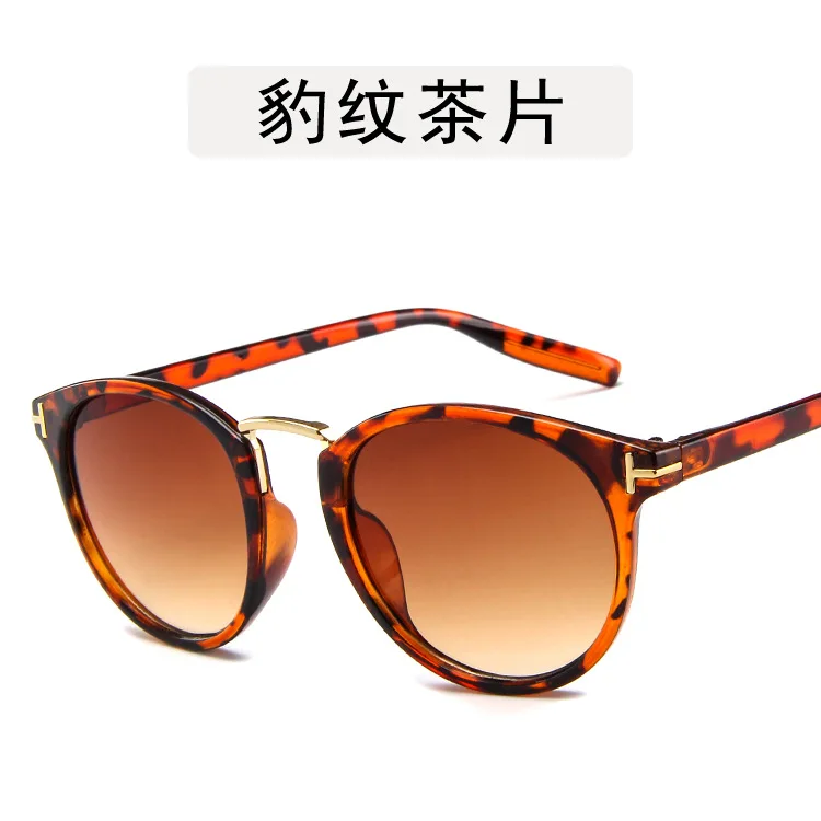 Tom ford TF солнцезащитные очки для женщин и мужчин желтые синие леопардовые модные пляжные очки oculos de sol feminino - Цвет линз: baowen-tea