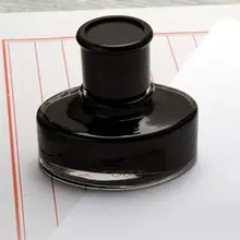 Гладкая авторучка чернила заправка стекла в бутылках без блокировки школы офис M17F