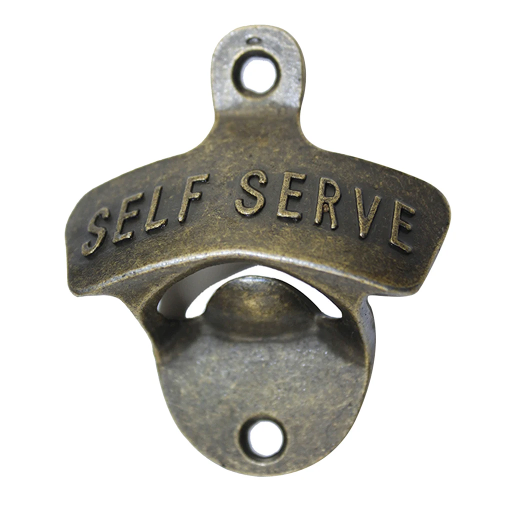 Mini Retro Wall Mounted Beer Wine Bottle Opener Bar Quick Cola Glass Cap Opener