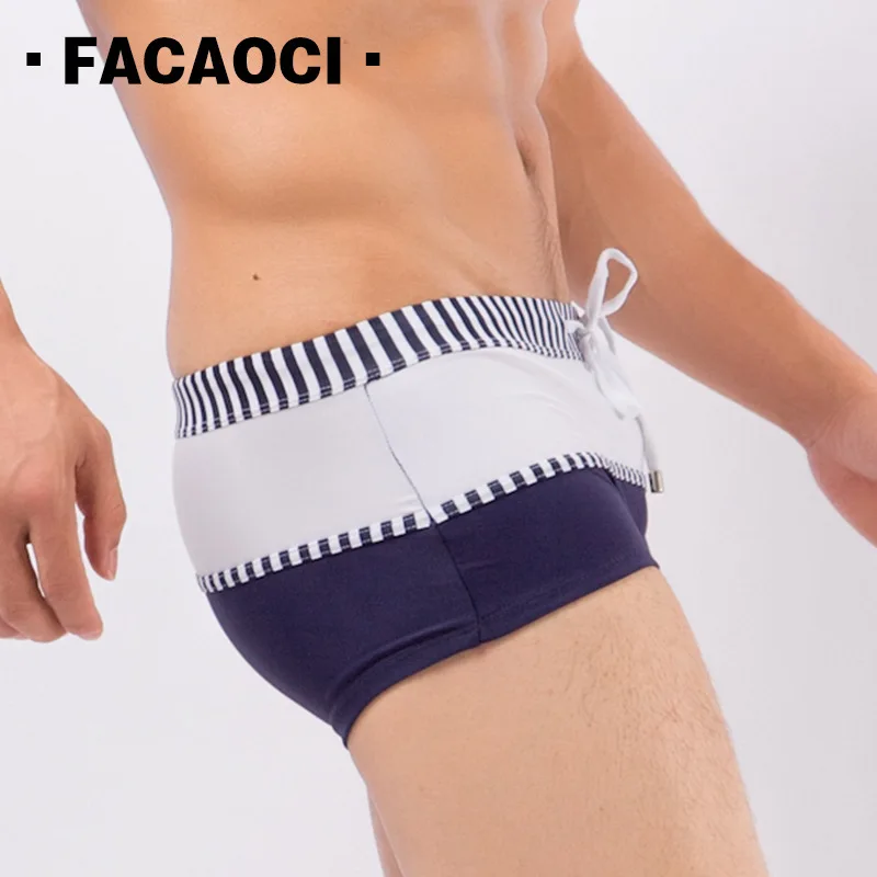 New Swimwear Men Swimming Bathing Trunks Summer Sexy Men's Swimsuits Boxer Briefs beach short pants Water Sport suilt men swim