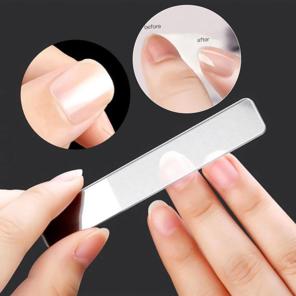 Nail Files Block Buffer Pedicure Manicure Gel Polisher Nail Polish Files Pedicure Double Sided Plastic Nail Tools Polishing Set