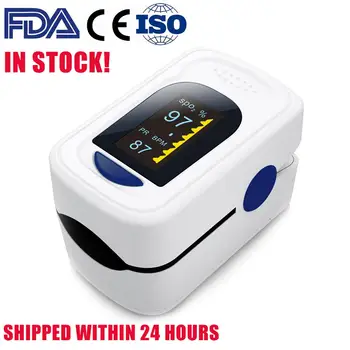 

Pulse Oximeter Digital Fingertip OLED Display Blood Oxygen Sensor Saturation SpO2 Monitor Measurement for Home Sports Lover