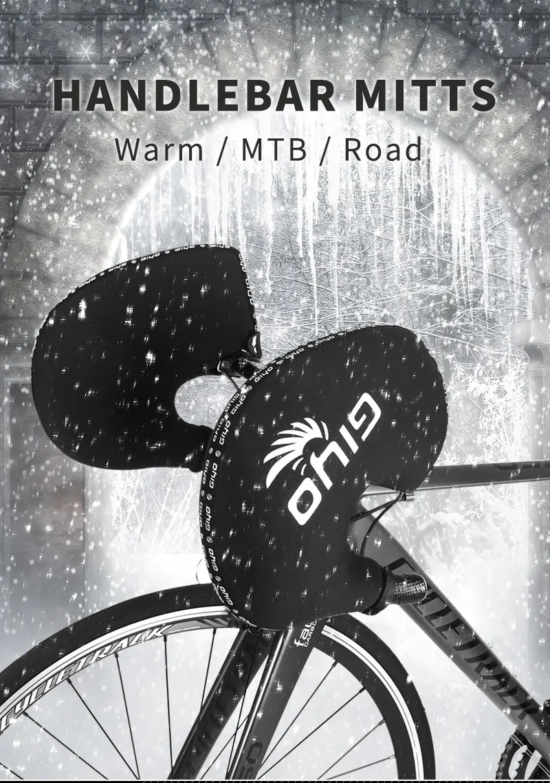 GIYO зимние термальные велосипедные перчатки для горного велосипеда, теплые ветрозащитные перчатки на руль, мужская спортивная одежда, гоночные перчатки