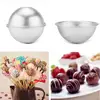 2pcs Semicircle Sphere Bath Mold Aluminium Alloy Bath Bomb Molds DIY Bathing Tool Salt Ball Homemade Crafting Gifts Mould 6