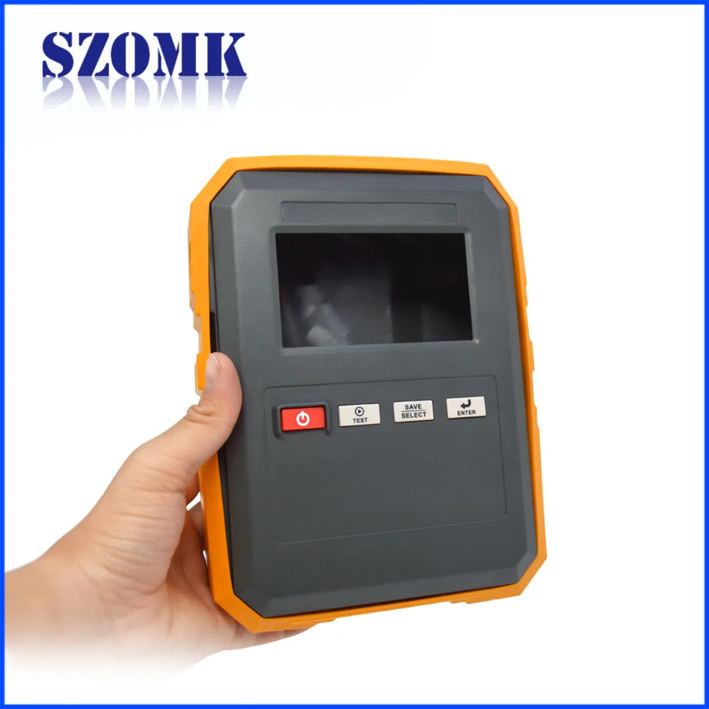 

1piece top sale handheld plastic enclosure with cut-out for PCB junction box 221*168*64mm