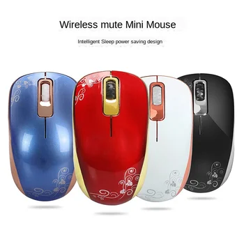 

NewErgonomics Wireless Mute Mini Mouse Home Office Optical Mouse Laptop Pc Computer Mouse