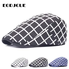 Мужской Хлопковый берет для гольфа, кепка для вождения, плоская кепка, летняя кепка, Кепка с якорем