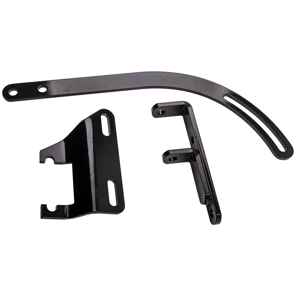 Automotive SB Chevy Black SWP Alternator Bracket Driver Side SBC 265