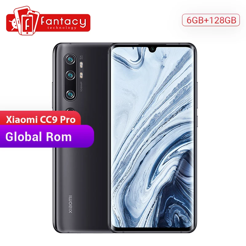 Xiaomi Mi CC9 Pro смартфон с 5 дюймовым дисплеем восьмиядерным процессором Snapdragon 730G ОЗУ 6