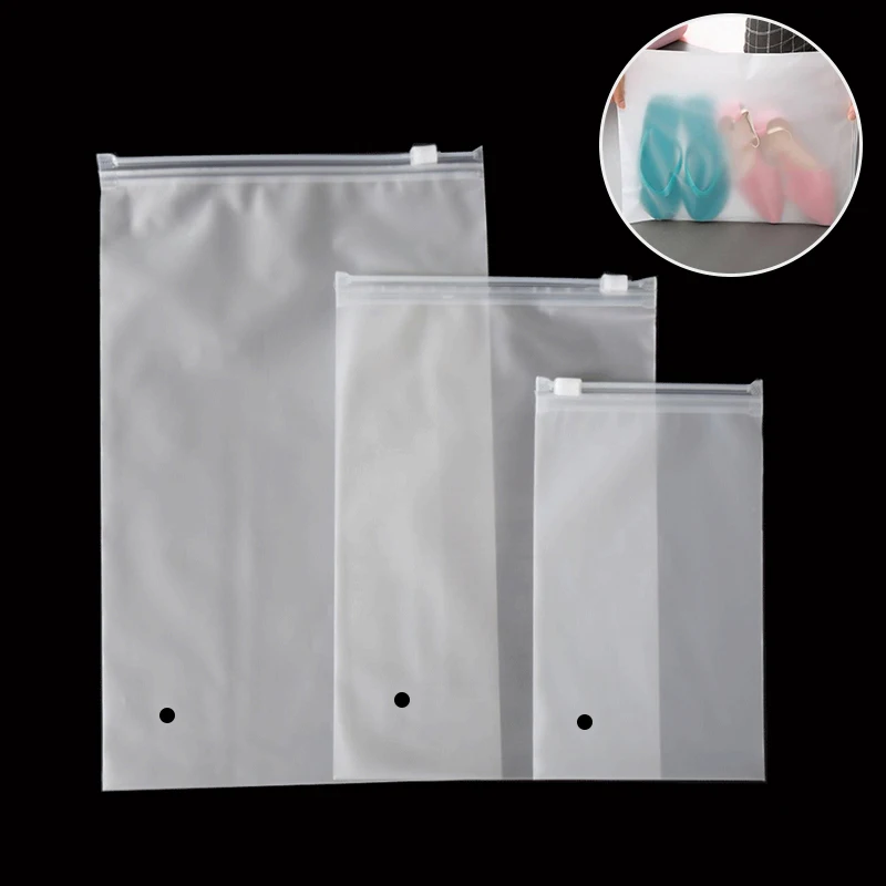Ziplock сумка матовая пластиковая упаковка на молнии для хранения