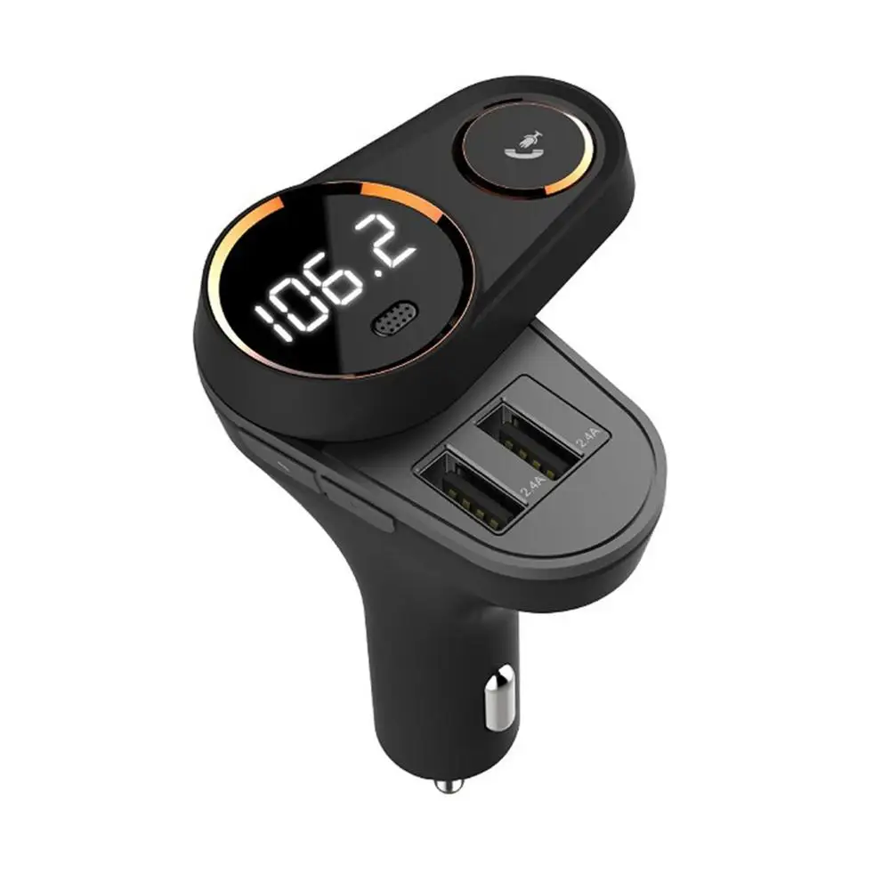 C43 Dual Usb 4.8A автомобильное зарядное устройство U диск без потерь музыка поворотная крышка mp3-плеер