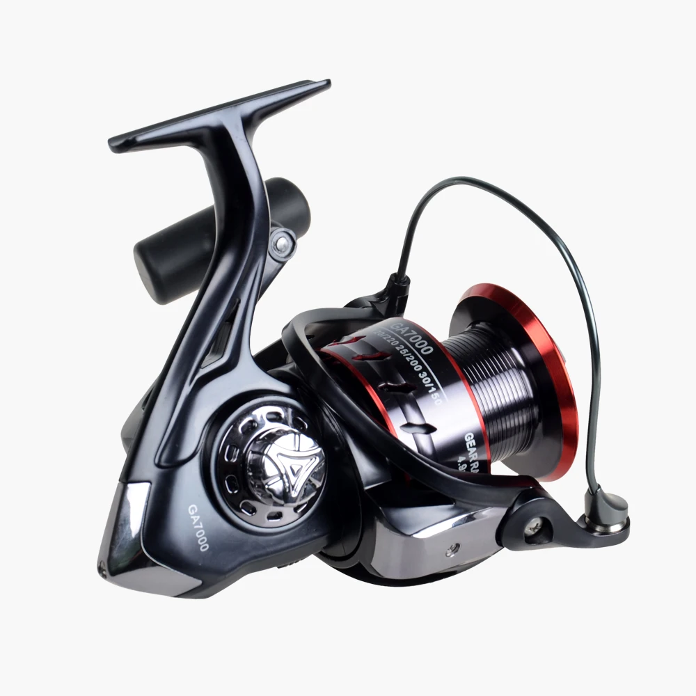 New 13+1BB Spinning Fishing Reel carp Gear Ratio 4.9:1 7000 8000 Series Metal Front Drag Handle Spool Fishing Accessories