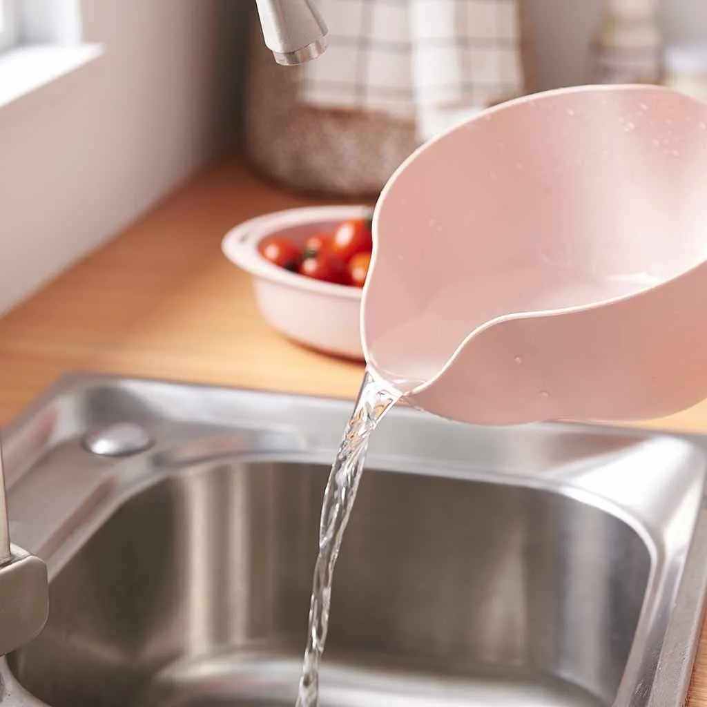 Double-layer Separation Design Basket PP Material Holder Kitchen Organizer Tools Accessories Basket Rack