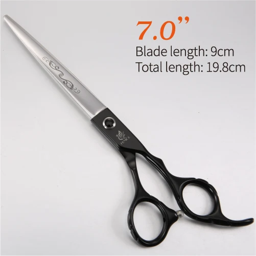 7.0 inch black
