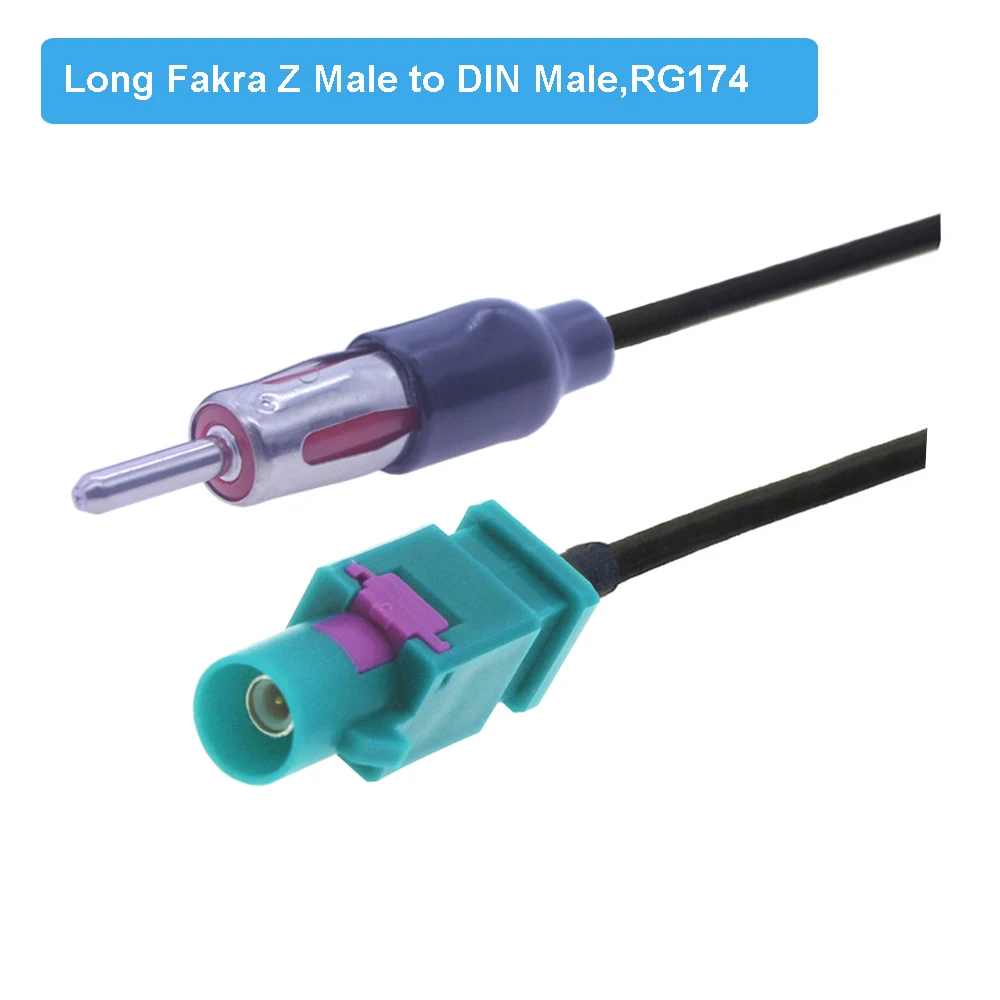 Adaptateur pour câble antenne DAB+ - FAKRA mâle -> SMB femelle 90° -  Adaptateur Antenne Dab Fakra Smb PHONOCAR 8/955