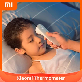 

Original Xiaomi Mijia iHealth Thermometer Accurate Digital Fever Infrared Clinical Thermometer Non Contact Measurement LED Shown