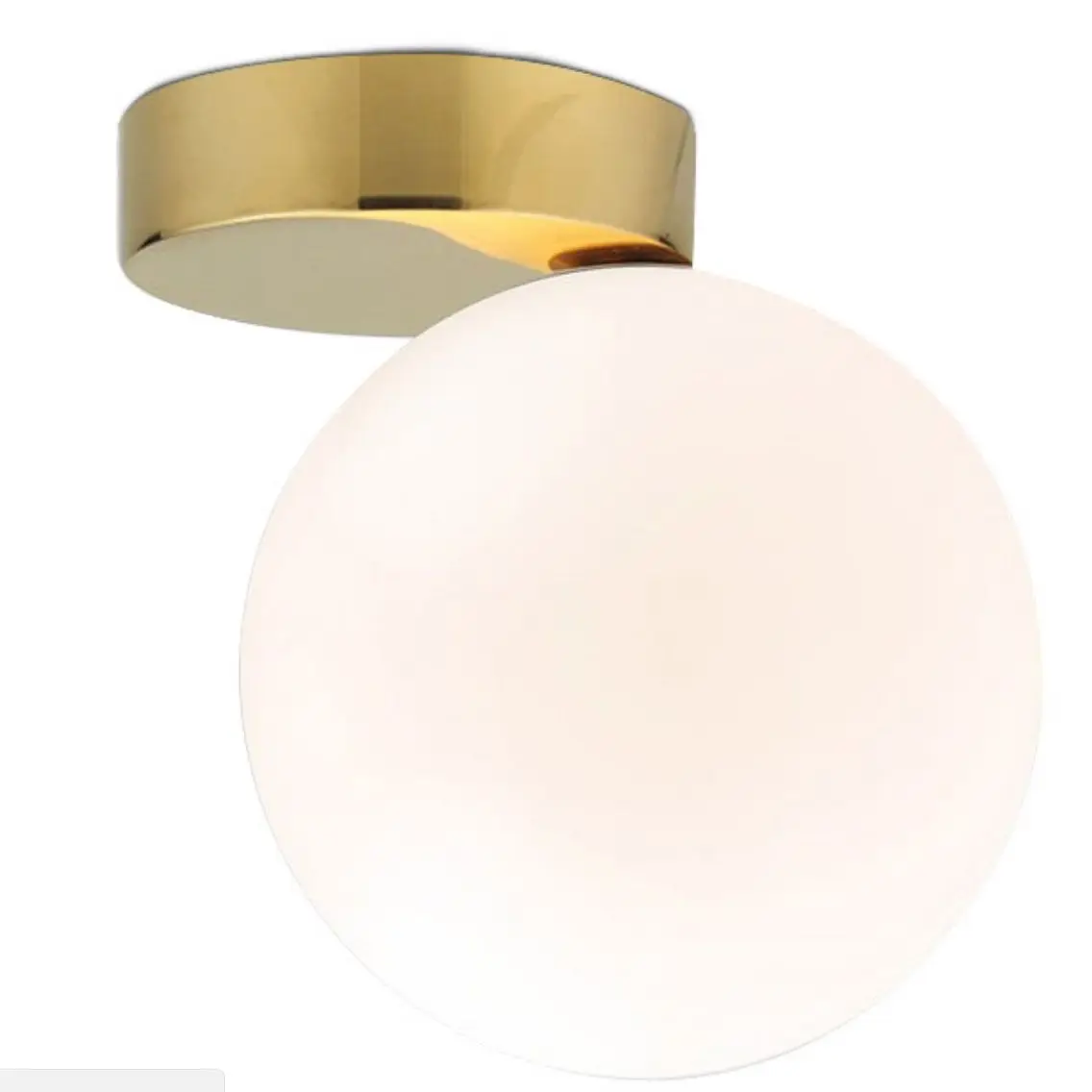 LED round glass indoor wall lamp For home interior lighting Living room decoration sconce | Лампы и освещение