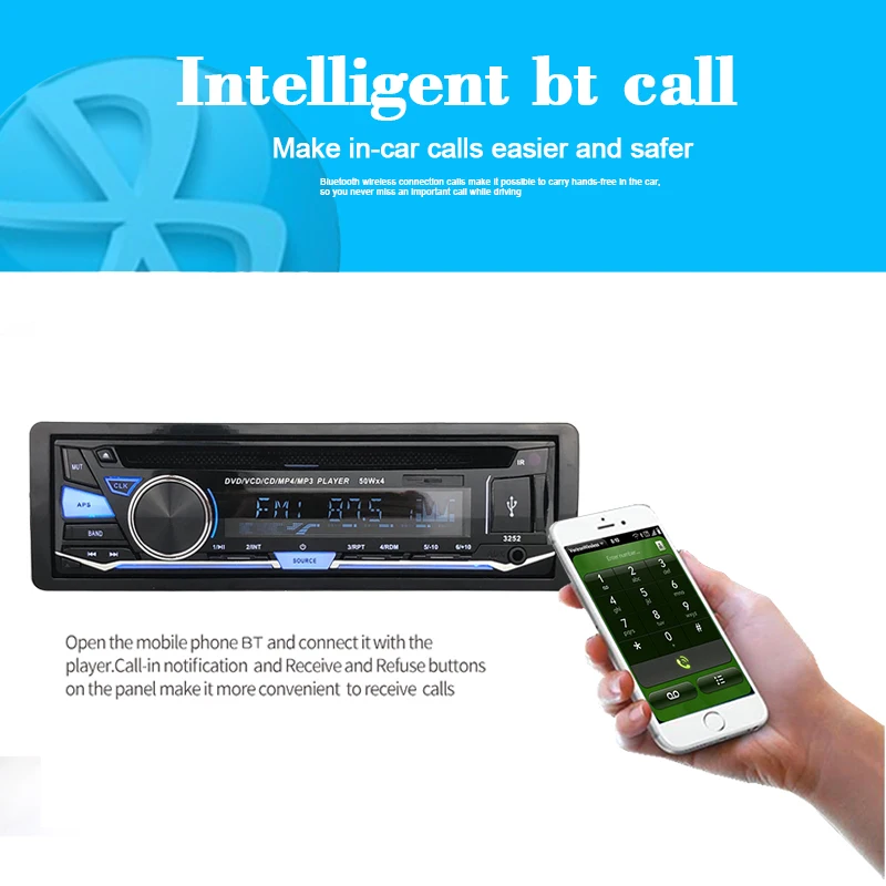 1 din BT Bluetooth автомобильное радио MP3 стерео FM AUX в USB SD карта аудио Музыка Съемная панель Авторадио автомобильный Радио DVD CD плеер