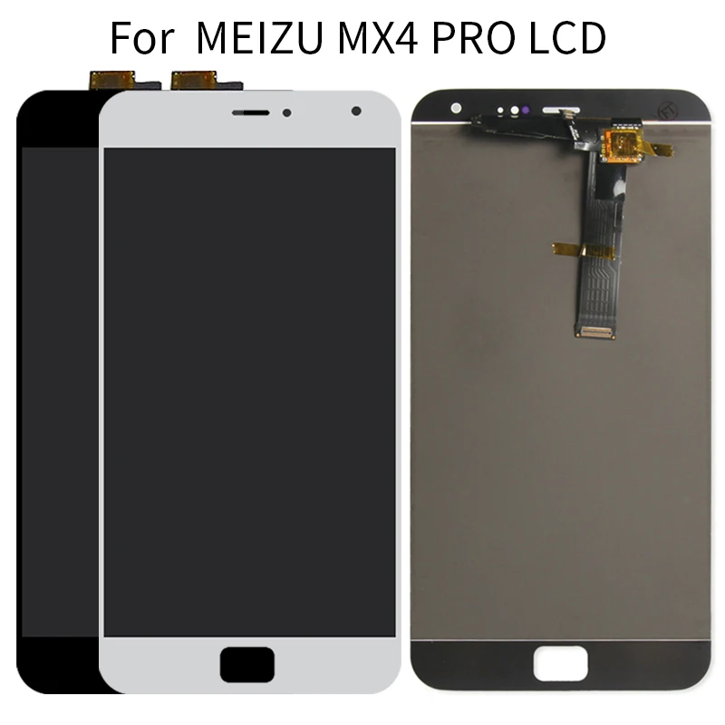 Дисплей для Meizu MX4 Pro ЖК-дисплей с сенсорным дигитайзером полный экран запасные