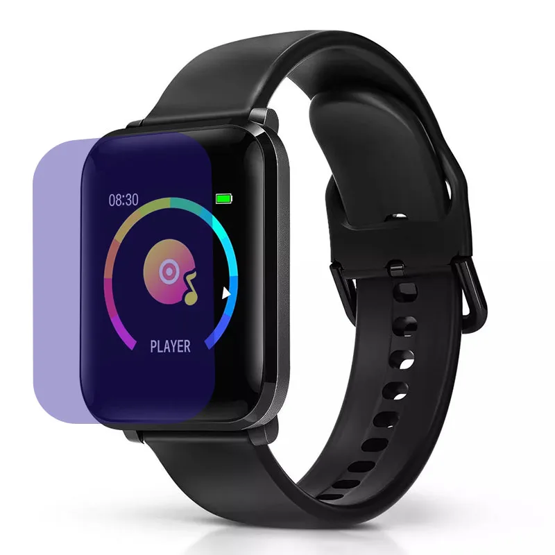 2 шт Защитная пленка для экрана для BW-HL1 для Apple Watch 42 мм Смарт-часы TPU ультра-тонкий взрывозащищенный чехол для часов тонкая пленка