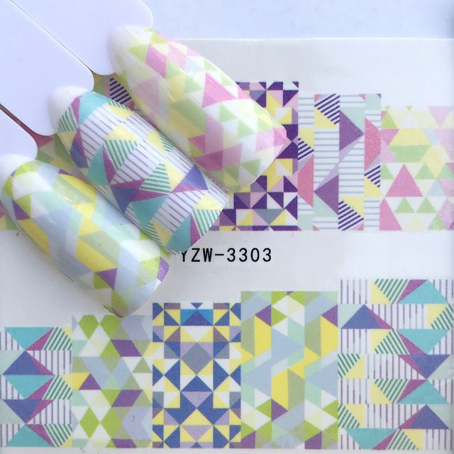 Sheet 2022 New Arrival Summer Beach Water Decal Xmas Sticker For Nail Pattern Painting Wrap Paper Foil Tip Tattoo Manicure