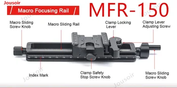 

MFR-150s Macro Focusing Rail /MRF-150S Macro Focusing Rail with screw-knob clamp 4-way Slider MFR-150 Tripod Head CD50 T03 2Y