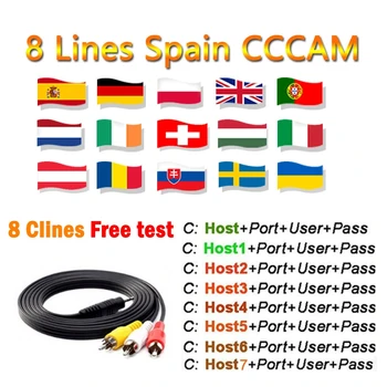 

Most stable Cccam 7 cline 2 year for Spain Europe CCCAM DVB-S2 Europe cline for Free Sat V8 V7 Free test