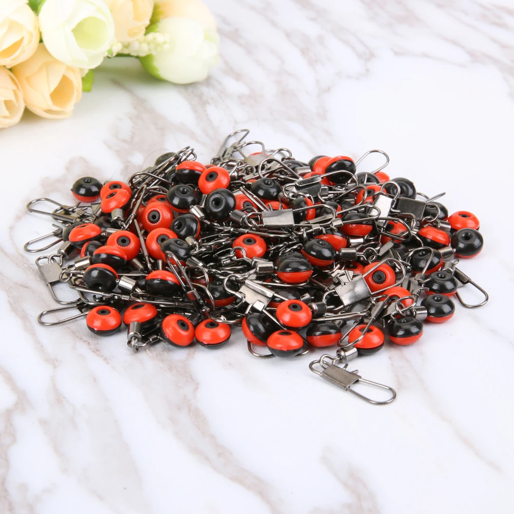 

20/50/100pcs Fishing Line To Hook Swivels Shank Clip Connector Interlock Snap Connector Pin Bearing Rolling Swivel Snap Fish too