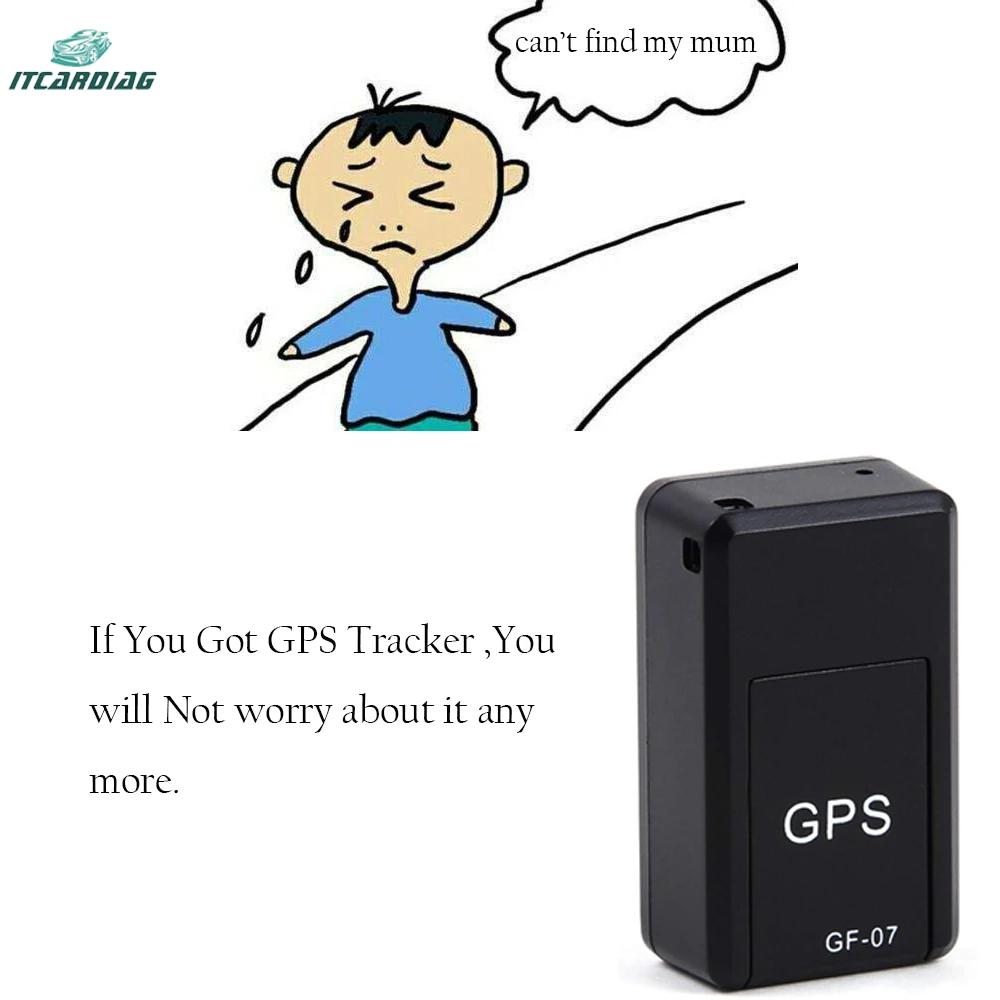 

GPS GF-07 Pet Smart Mini GPS Tracker Anti-Lost Tracer For Pet Dogs Cats Trackers Finder Equipment GPS Tracking Device