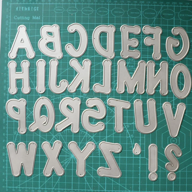 1 Set Letter Alphabet Metal Cutting Dies DIY Scrapbooking Paper Card Stencil' 