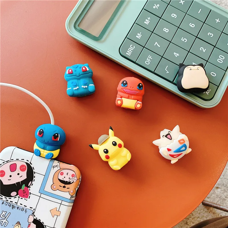 50pcs/lot Cartoon Phone USB cable protector for iphone cable chompers cord animal bite charger wire holder organizer protection