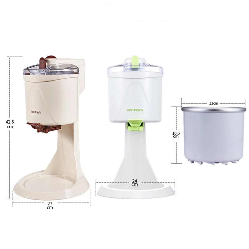 Ice Cream Machine Household Automatic DIY Frozen Fruit Machine 1L Fruit Dessert Milkshake BL-1000 220V 21W