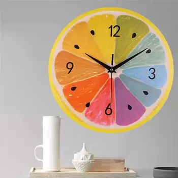 

Modern Art Silent Wall Clock Creative Design Study Clocks Children's Room Decorative Digital Clock Wall Watch Quartz W
