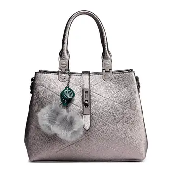 

Miss Lulu Comes with fluffy decorative pompoms bag wome new handbag fashion 2020 Shoulder bag