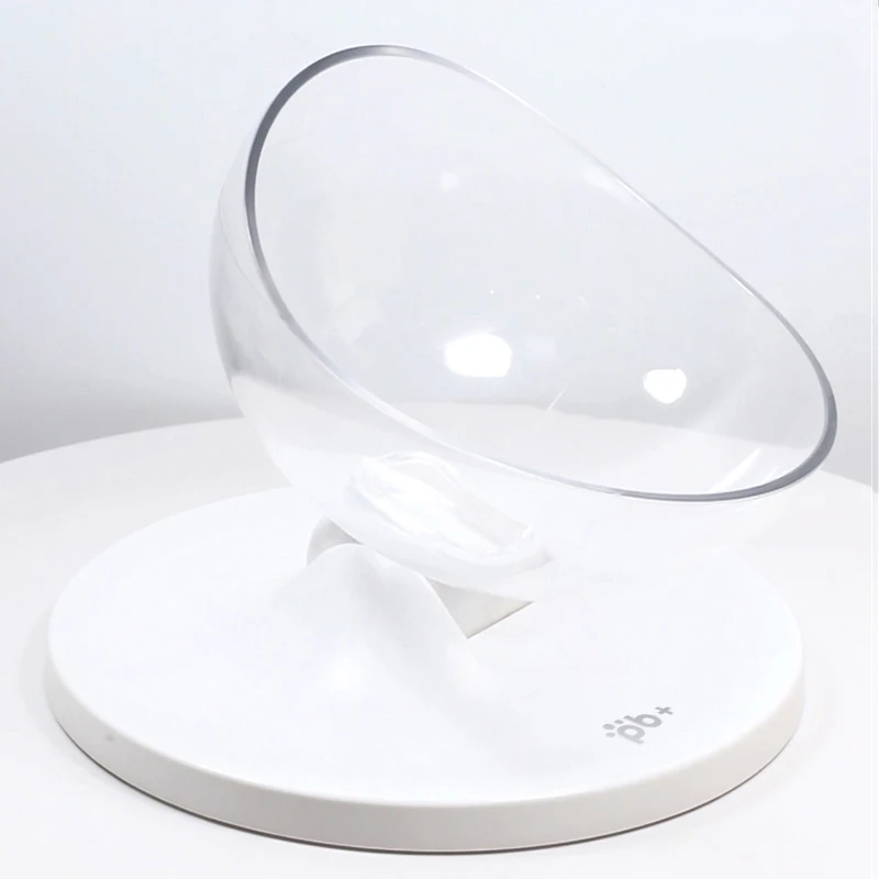 Fuente de alimentación de mascotas cuenco de comida para gatos y perros, protege las vértebras cervicales, cuenco de comida para gatos antideslizante, doble cuenco ajustable con soporte para gatos