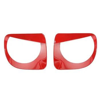 

Eyes Style Front Head Light Lamp Cover Trim Bezel Moulding Car Red ABS Fit For Jeep Renegade 2019 2020